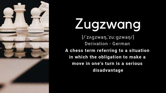 Zugzwang - ChessKid.com's Word of the Day #WordOfTheDay